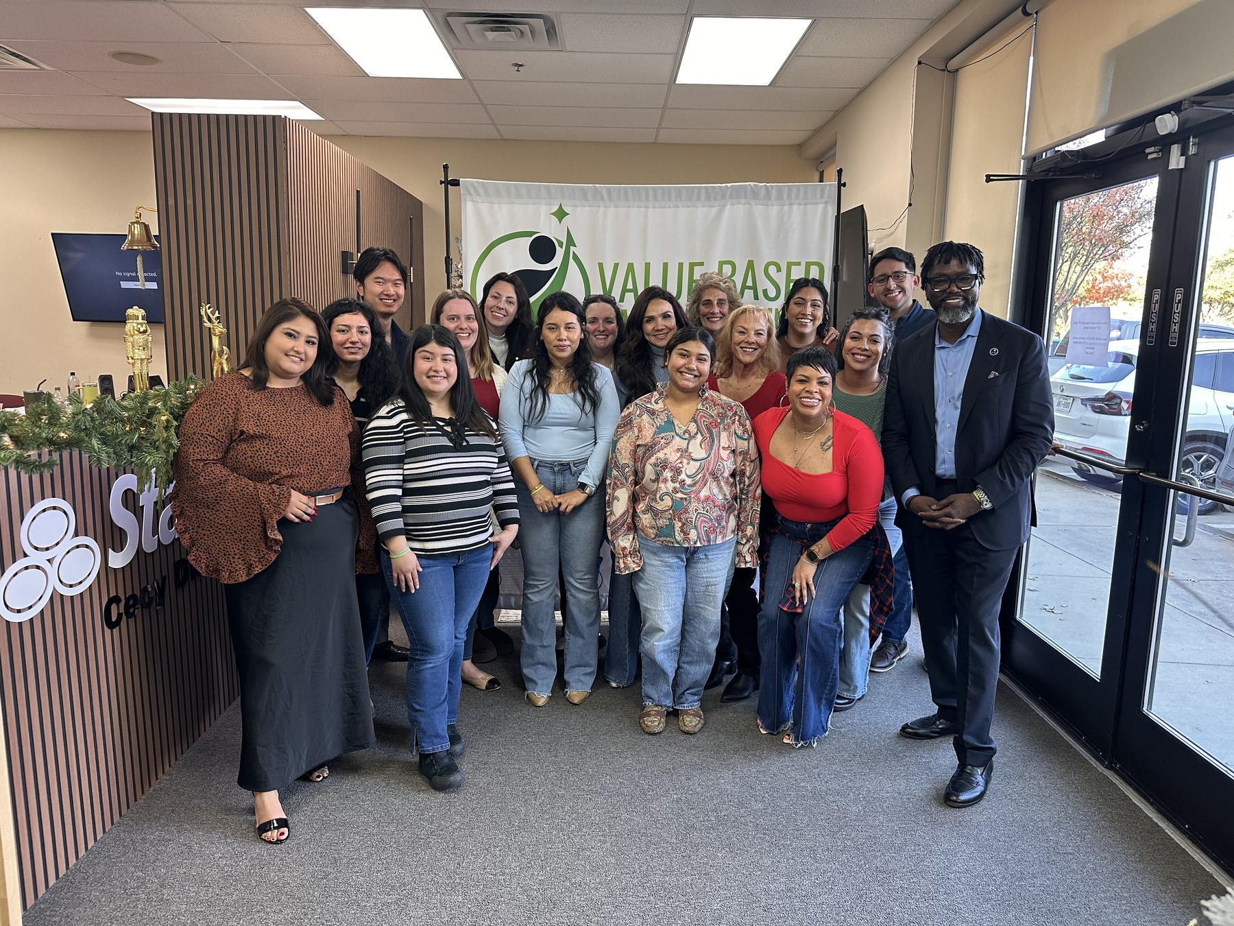 A VBLT cohort gathered for a leadership session